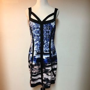 NWOT Nicole Benisti Print Dress Plus Size 16